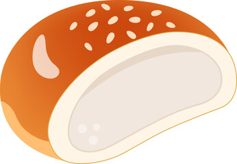 白あんぱんのアイコン