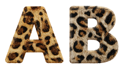 Leopard animal skin texture with natural spotted pattern seamless surface detailed exotic feline fur background isolated on white background