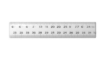 Measuring Ruler With Numerical Marks