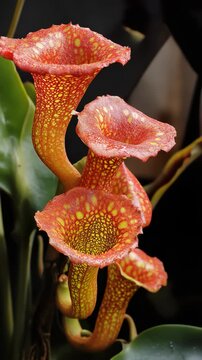A close up of a flower on a plant
