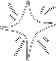 Star line drawing style