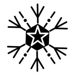 Snowflake Vector Icon