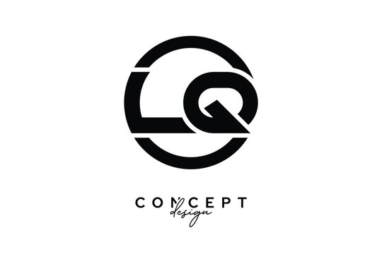 LQ Creative Circle Monogram Logo Design &ndash; Modern Branding Concept