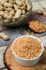 Fine Peanut Crumble In the Bowl