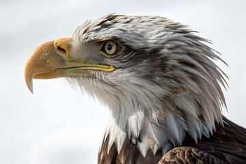 Obraz premium Close-up Realistic Eagle Head