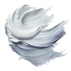 paint stroke creates dynamic and artistic effect on white background