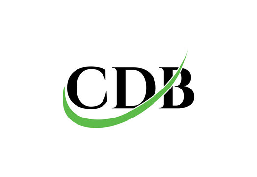 CDB Letter Modern  Monogram Logo | Minimal Initials Icon Design.