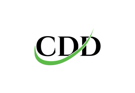 CDD Letter Modern  Monogram Logo | Minimal Initials Icon Design.