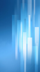 Abstract blue background with vertical translucent bars creating a modern and dynamic visual effect, ideal for technology, design, or corporate themes with copy space
