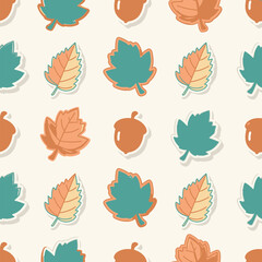 Fototapeta premium A Cute Kawaii Seamless Pattern featuring Charming Blue Foxes and Whimsical Red Mushrooms, Perfect for Children's Designs or Fabric Backgrounds