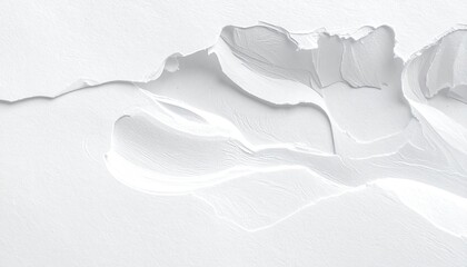 White textured surface with layered ridges, smooth and rough, lit from above