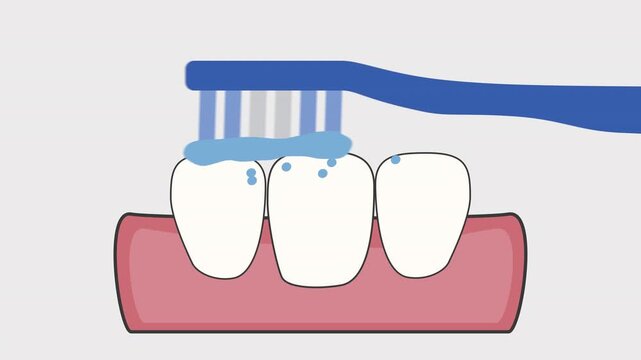 Brushing teeth with a manual toothbrush