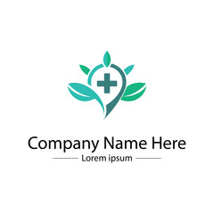 "Modern Healthcare Logo Design &ndash; Medical Cross, Heart, and Wellness Symbol"