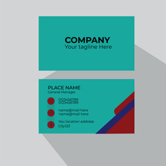 Minimalist Geometric Business Card Template