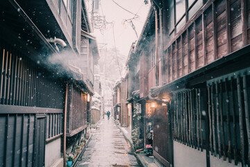 narrow street in stockholm