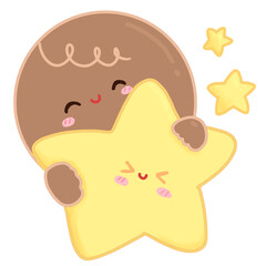 Cute Gingerbread Christmas PNG.