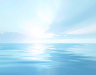 Obraz premium Minimal Gradient Water Background in Soft Colors