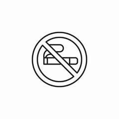 no smoking allowed icon sign vector