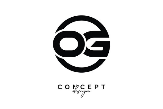 OG Creative Circle Monogram Logo Design &ndash; Modern Branding Concept
