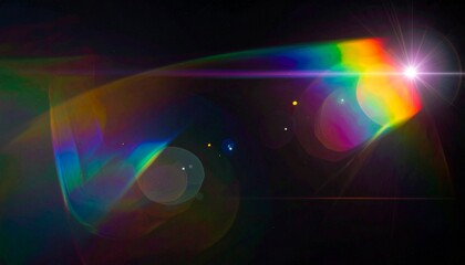 light leak overlay effect with bokeh blur light leaks,retro noisy film texture light leak flare on black background,abstract colorful background with colorful boken