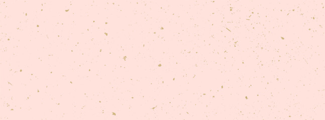 Light pinkish blush color parchment bg. Recycled paper texture background. Vector pink gold grainy organic rice paper seamless pattern. Old Korean, Chinese or Japanese handmade washi texture backdrop
