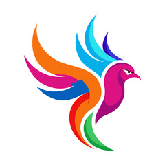 vector illustration of a bird