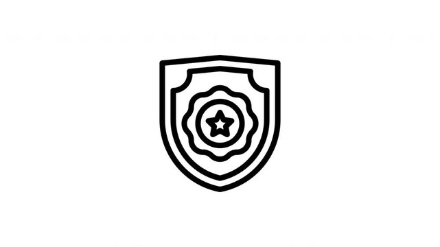 shield badge animated icon