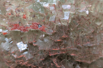 halite mineral texture, natural crystal