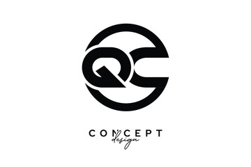 QC Creative Circle Monogram Logo Design – Modern Branding Concept