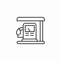 gas station pump icon sign vector