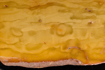real amber mineral texture