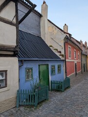 golden street in the Prague castle