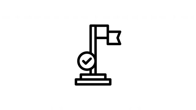 milestone animated icon