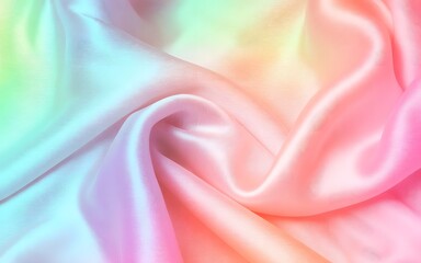 Abstract soft pastel colors backdrop satin silk texture. 