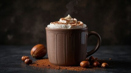 Warm Cocoa with Whipped Cream