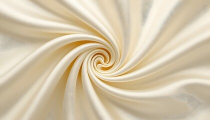 A close-up, macro shot, top-down view of a flat lay composition showing a silk texture. High-detail, studio lighting.