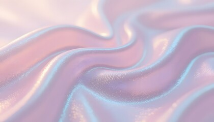 A macro shot of soft pastel colors backdrop satin silk texture. 