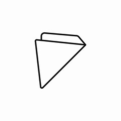 takeout container food icon sign vector