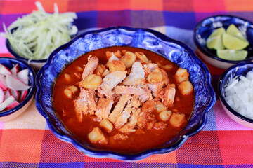 Pozole, traditional mexican soup