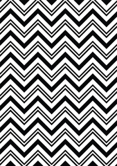 Seamless geometric pattern black and white fluid lines