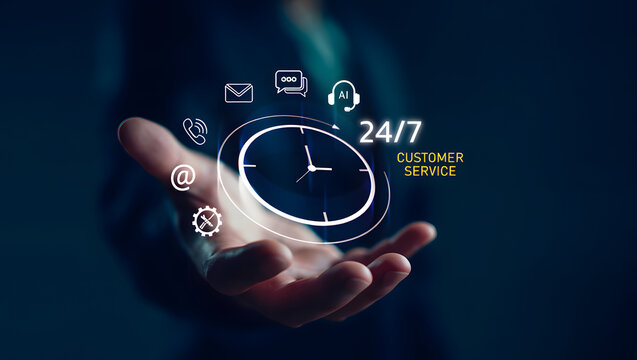 Businessman's finger presses a touch screen button on a car dashboard, symbolizing fast business technology and speed