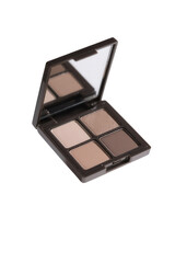 Neutral Eyeshadow Palette Isolated on White Background