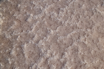 Close-up of salt crystal surface texture