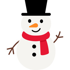 Cute Snowman Illustration