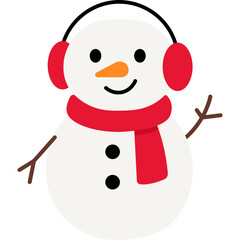Cute Snowman Illustration
