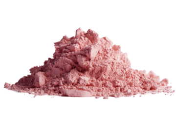 Pile of light pink powder