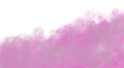Naklejka premium Abstract pink smoke cloud against a black background