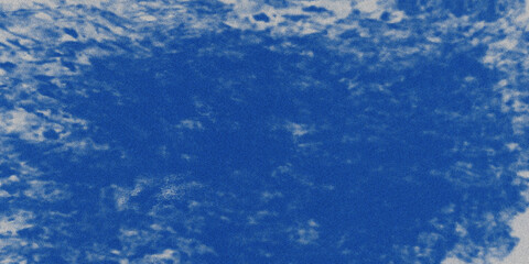 Abstract Blue Grunge Background Texture with Grain and Noise Effect