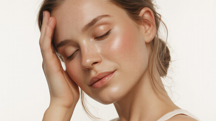Serene Skincare Illustration for Aetheria