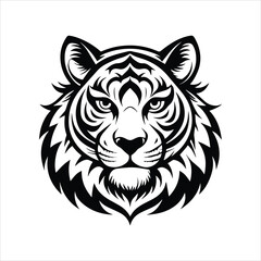 vector illustration of a tiger